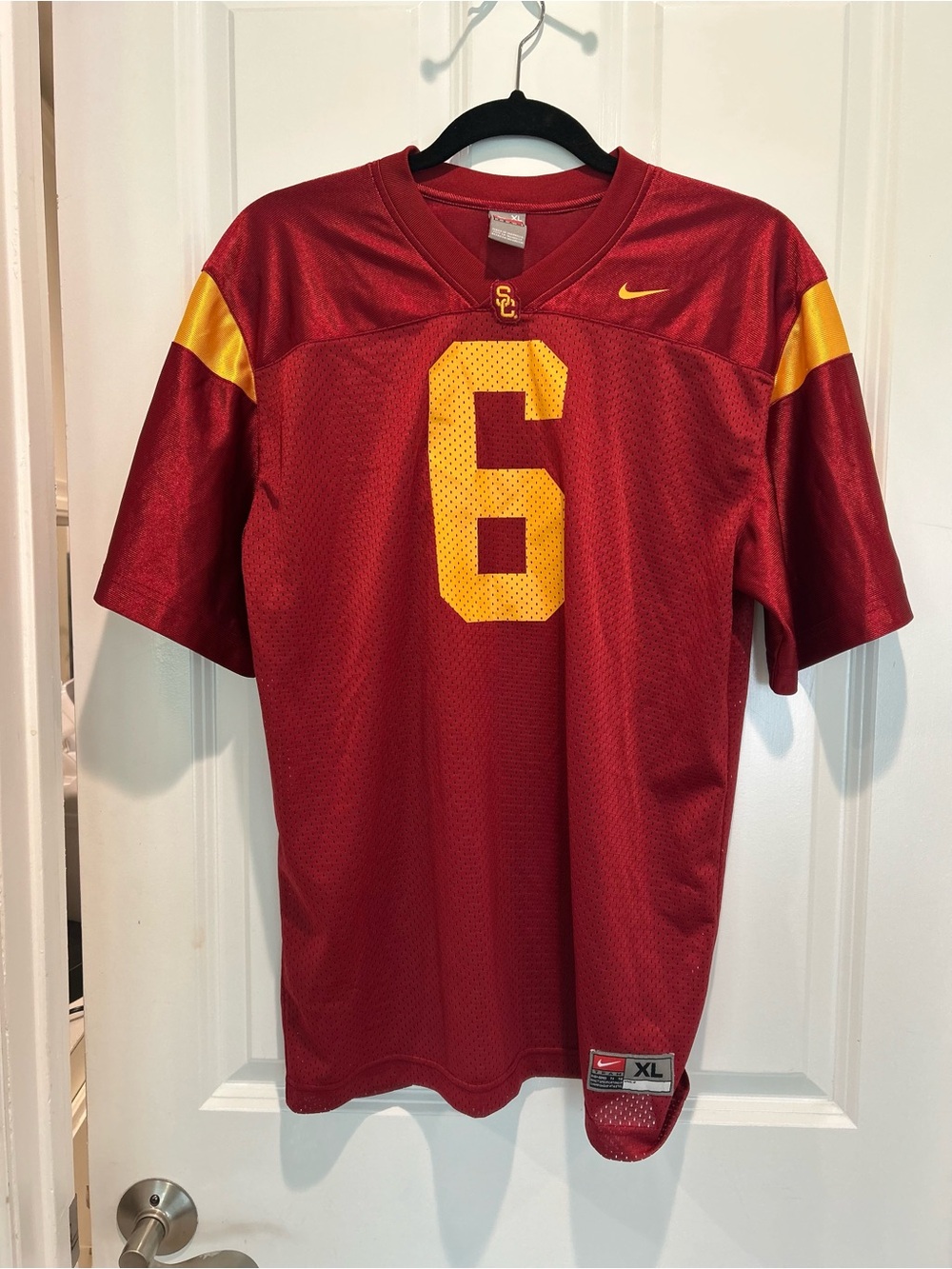 Nike USC Trojans #6 Football Jersey Youth XL Cardinal Red Gold NCAA Game Day - Picture 3 of 10
